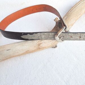 Tony Lama Vintage Two Toned Western Belt Made In The USA